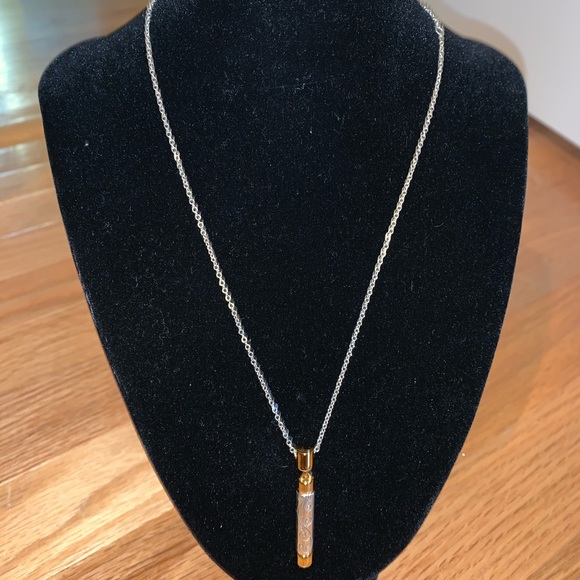 Brighton NWOT two-tone necklace 16” Chain - Picture 2 of 4